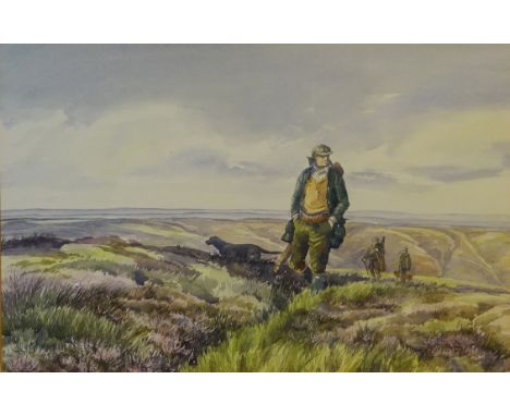 'The End of The 12th' watercolour, signed in pencil Lynne R Moore, 29cm x 45cm   Condition Report   Click here for further im