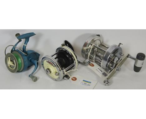 Mitchell 602 & Shakespeare SKP multiplier reel and a K P Morris open face reel,unboxed (3)   Condition Report   Click here fo