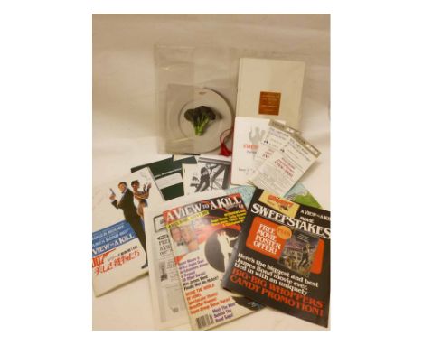 Packet: assorted James Bond 007 ephemera/publications including 007 COULD YOU BE JAMES BOND'S PERFECT SECRETARY?, photocopies