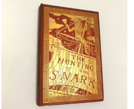REV CHARLES LUTWIDGE DODGSON "LEWIS CARROLL": THE HUNTING OF THE SNARK, 1899 reprint, orig bright pict cl gt 