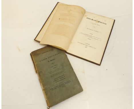GEORGE GORDON NOEL LORD BYRON, 2 ttls: ENGLISH BARDS AND SCOTCH REVIEWERS, L, James Cawthorn, Sharpe & Hailes, 1811, 4th edn,