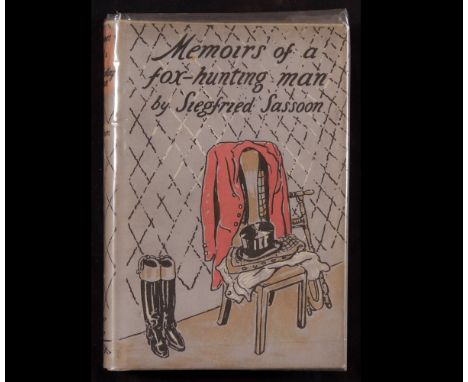 SIEGFRIED SASSOON: MEMOIRS OF A FOX-HUNTING MAN, ill William Nicholson, 1929, (300) numbered and sigd by author and artist, 7