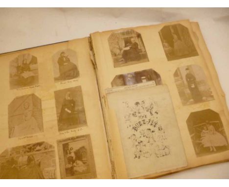 An old Album circa 1857-1879, relating to Grubbe Family of Horsenden, Buckinghamshire and later Southwold, Suffolk, with the 