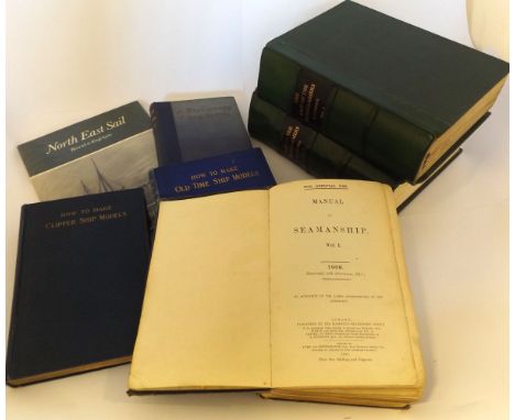 A ANSTED: A DICTIONARY OF SEA TERMS, 1928, orig cl bkd bds gt + MANUAL OF SEAMANSHIP VOLUME ONE, 1908 (REPRINTED WITH ALTERAT