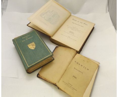 THE NORWICH MAGAZINE 1835, Norwich, Josiah Fletcher & L, Simpkin & Marshall [1835], 384pp, old hf cf v worn, + H J DUKINFIELD