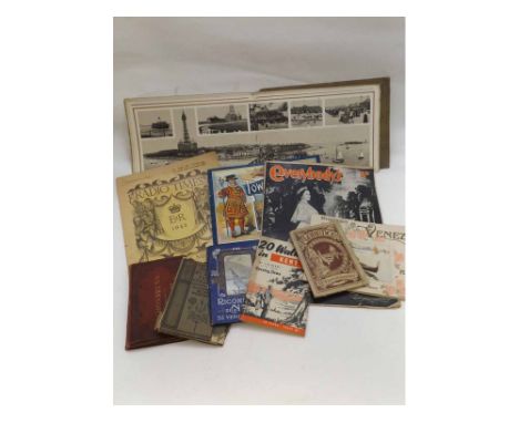 One Box: assorted ephemera, mainly UK topography including late Victorian/Edwardian View Albums including THE ALBUM OF NORTH 