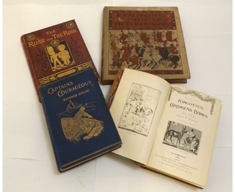 RUDYARD KIPLING: CAPTAINS COURAGEOUS, ill I W Taber, L, 1897, 1st edn, orig pict cl gt + ANDREW W TUER: PAGES AND PICTURES FR