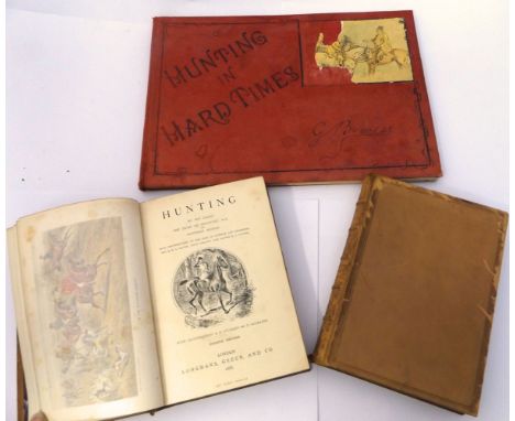THE DUKE OF BEAUFORT: HUNTING, 1888 4th edn + ARTHUR COVENTRY AND ALFRED E T WATSON: RACING AND STEEPLE-CHASING, 1887, 2nd ed