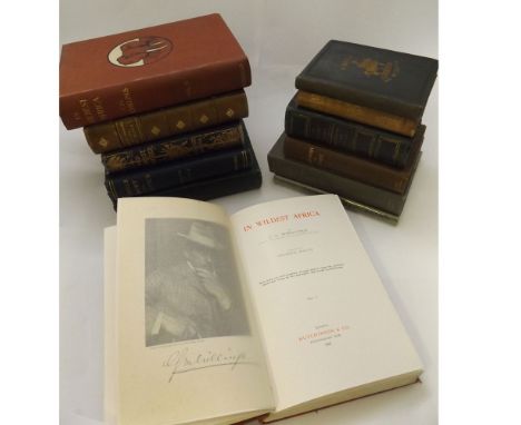 C G SCHILLINGS: IN WILDEST AFRICA, Trans Frederic Whyte, L, Hutchinson & Co 1907, 2 vols, orig pict cl gt + "THE OLD SHEKARRY