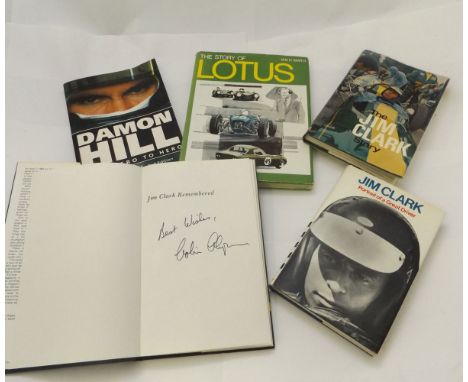 GRAHAM GAULD: JIM CLARK, PORTRAIT OF A GREAT DRIVER, 1968 1st edn, orig cl gt d/w + BILL GAVIN: THE JIM CLARK STORY, 1967 2nd
