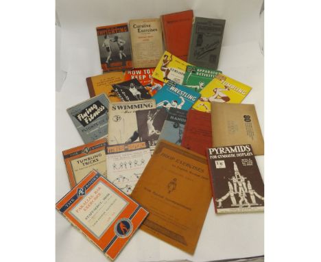 GUY M CAMPBELL: THE VAULTING HORSE AND HOW TO USE IT..., circa 1906, orig ptd wraps + OLIVE M NEWMARCH: SKIPPING MANUAL, 1942