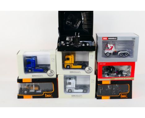 WSI Models - IXO Models - Universal Hobbies. Eight boxed 1:50 scale models appearing in Excellent condition within Excellent 