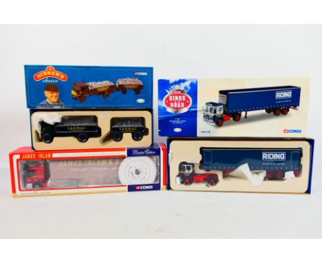 Corgi - Haulage. A trio of diecast Haulage and Transport diecast models in 1:50 scale. Items appear in Excellent housed in Ex