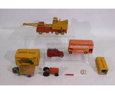 Dinky - Corgi - Benbros - A group of models, a boxed Motocart # 342, an unboxed Coles 20 Ton Lorry Mounted Crane # 972, a Ben