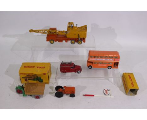 Dinky - Corgi - Benbros - A group of models, a boxed Motocart # 342, an unboxed Coles 20 Ton Lorry Mounted Crane # 972, a Ben