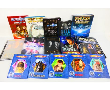 Star Trek - Dr.Who - BBC - Others A collection of collectable Star Trek and Dr.Who related reference books and novels. Lot in