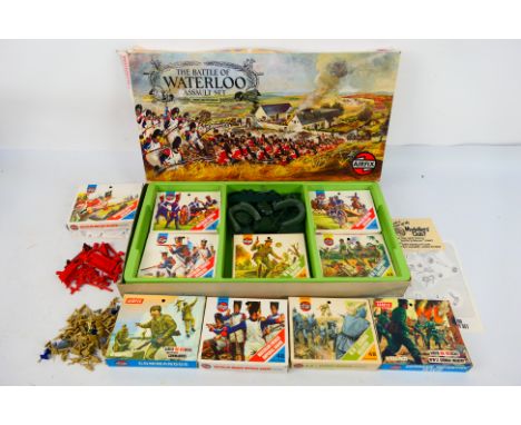 Airfix - Waterloo Assault Set - A boxed Airfix #51653-6 HO OO scale The Battle of Waterloo Assault Set. Lot includes 5 boxes 