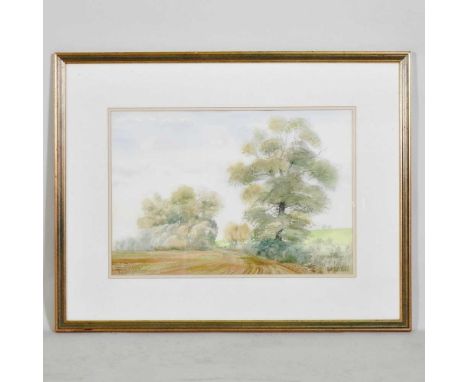 David Essex, 20th century, Stoke by Nayland, signed and dated 1995 watercolour, 32 x 47cm, label for Alderley Gallery Ltd38 x