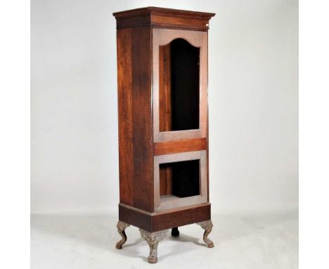 A vintage arcade machine cabinet, on metal legs, 68cm wide68w x 49d x 195h cm