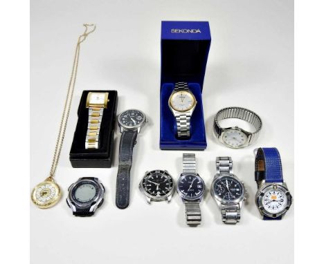 A Sekonda gentleman's wristwatch, together with various other watches