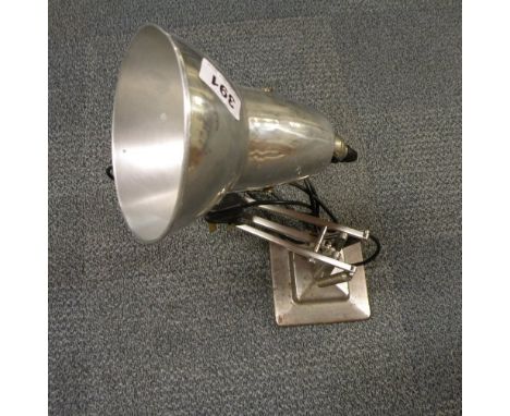 A vintage angle poise lamp