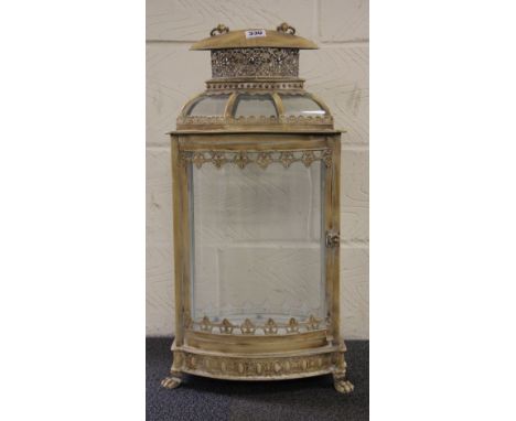 A garden lantern H 78cm