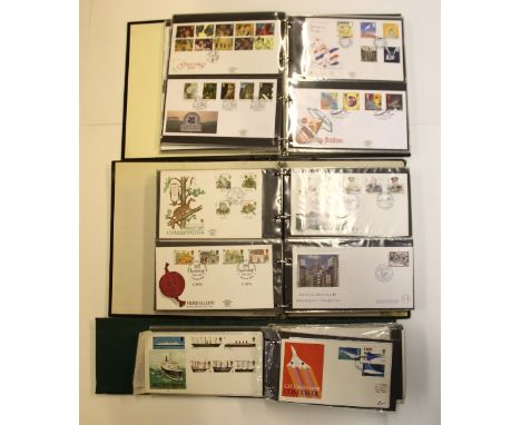 3 albums of commemorative stamps and first day covers