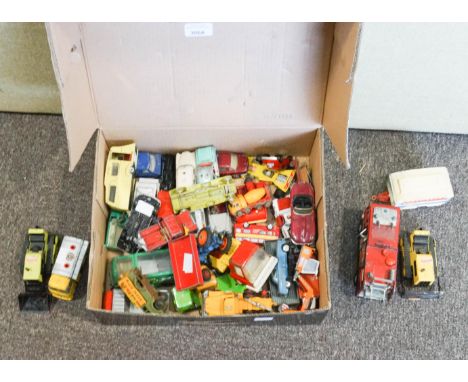 A group of toy cars, to include Dinky, Corgi and Meccano