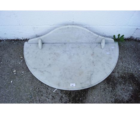 A marble wash stand top