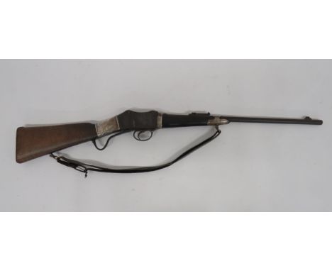 Deactivated Martini Action North West Frontier Carbine.303, 21 inch barrel with front blade sight. Rear ladder sight. Flat si