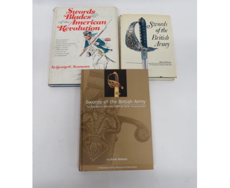Small Selection of Edged Weapons Booksconsisting Swords Of The British Army by B Robson, printed 1975 ... Swords Of The Briti