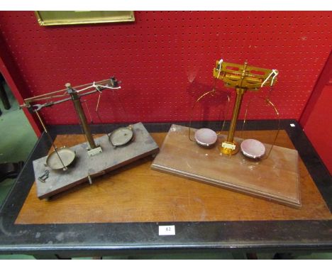Two sets of Victorian scales  