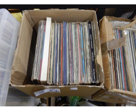 A large collection of long playing records including Jimi Hendrix, Crosby Stills & Nash, Led Zeppelin, Andy Summers and Rober