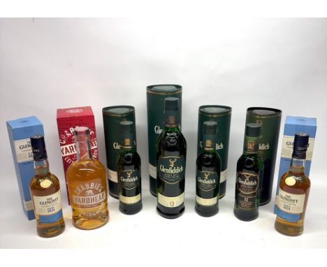 Crabbie's Yardhead single malt scotch whisky, 70cl, with box; Glenfiddich single malt scotch whisky aged 12 years, 70cl, with