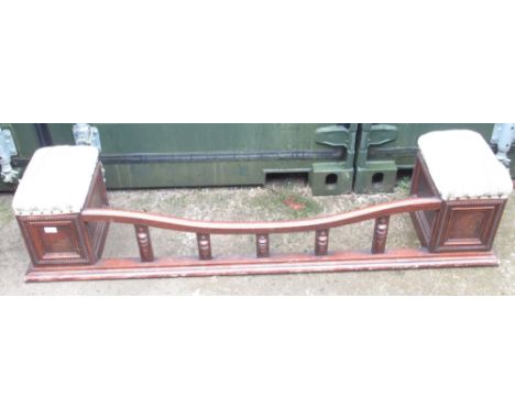 Early 20th century oak club type fender, W170cm D36cm H36cm, internal W117cm D30cmPOA  https://www.bradleys.ltd/quotation-req