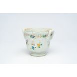 A Chinese famille rose armorial wine cooler for the English market, Qianlong