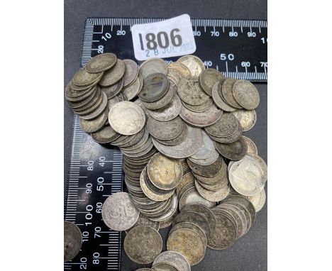Pre 1920 UK silver coins 192 g