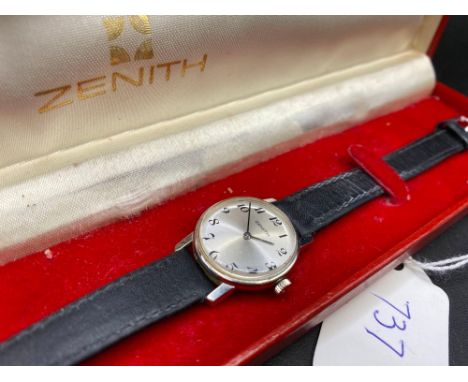 Zenith Ladies' Watch, Pt 950/000, Auction