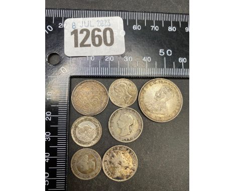 Colonial silver coins