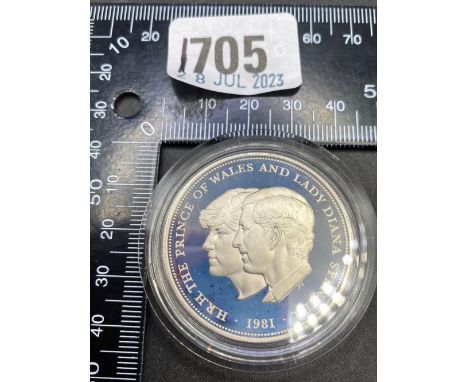 1981 UK proof silver crown
