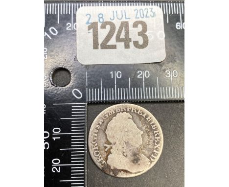 Silver George I shilling 1723