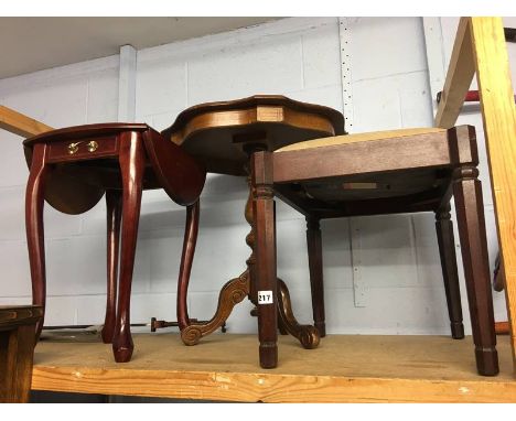 A shelf of assorted furniture