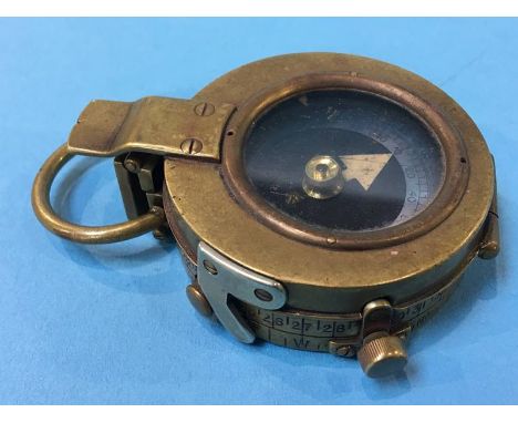 A First World War brass Compass.