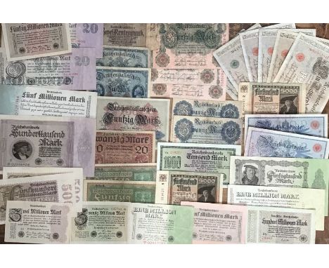 Large 20th Century German Banknote collection. See pictures for details.