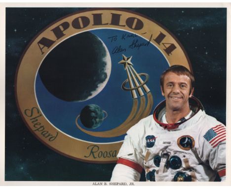 SHEPARD ALAN: (1923-1998) American Astronaut, one of the original Mercury Seven and Commander of Apollo XIV (1971). The fifth