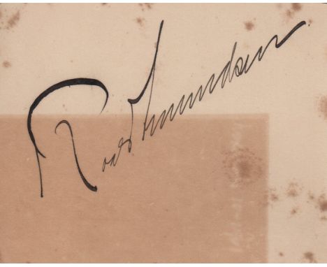 AMUNDSEN ROALD: (1872-1928) Norwegian Polar Explorer, the first person to reach both the South and North Poles (1911 &amp; 19