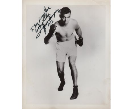 DEMPSEY JACK: (1895-1983) American Boxer, World Heavyweight Champion 1919-26. Signed and inscribed 8 x 10 photograph of Demps