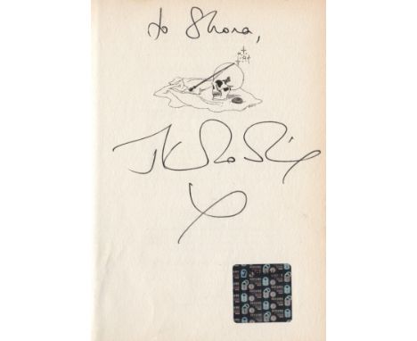 ROWLING J. K.: (1965-  ) British Author, creator of the Harry Potter fantasy series. Book signed and inscribed, a hardback ed