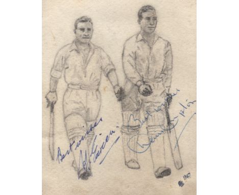 AUTOGRAPHS: A selection of signed 8vo pages, and some smaller, T.Ls.S. etc., by various well-known actors and sportsmen of th