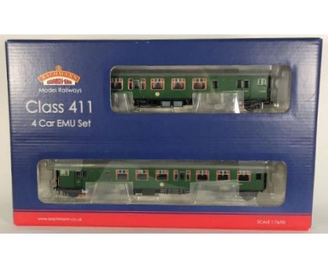 Bachmann 31-425A / Class 411 4-Car EMU Set, 4CEP EMU 7141 late SR Multiple Unit Green (boxed and mint) 